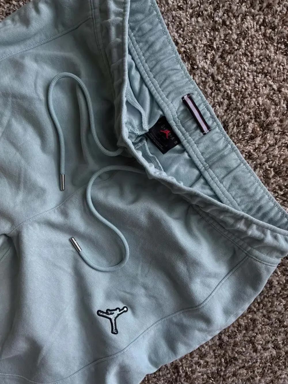 Jordan Essentials Fleece Jogger Sweatpants in Ocean Washed Teal